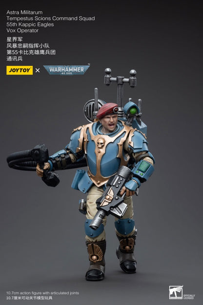 Tempestus Scions Command Squad 55th Kappic Eagles Vox Operator Astra Militarum