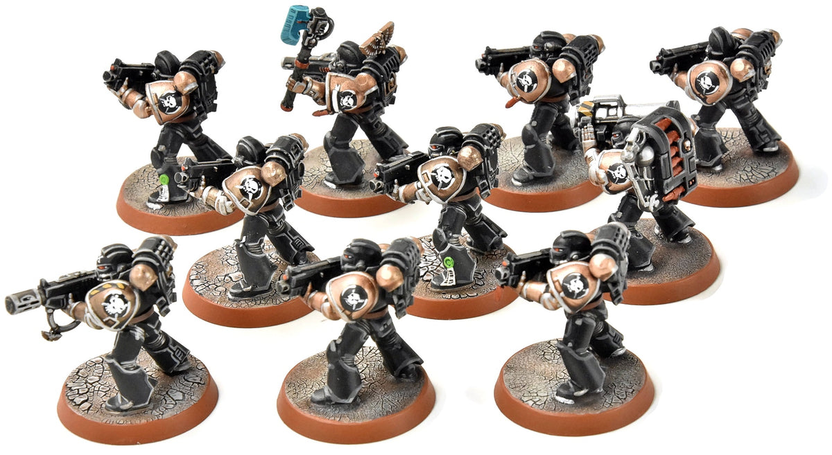 SPACE MARINES 10 Tactical Squad #3 PRO PAINTED Warhammer 40K