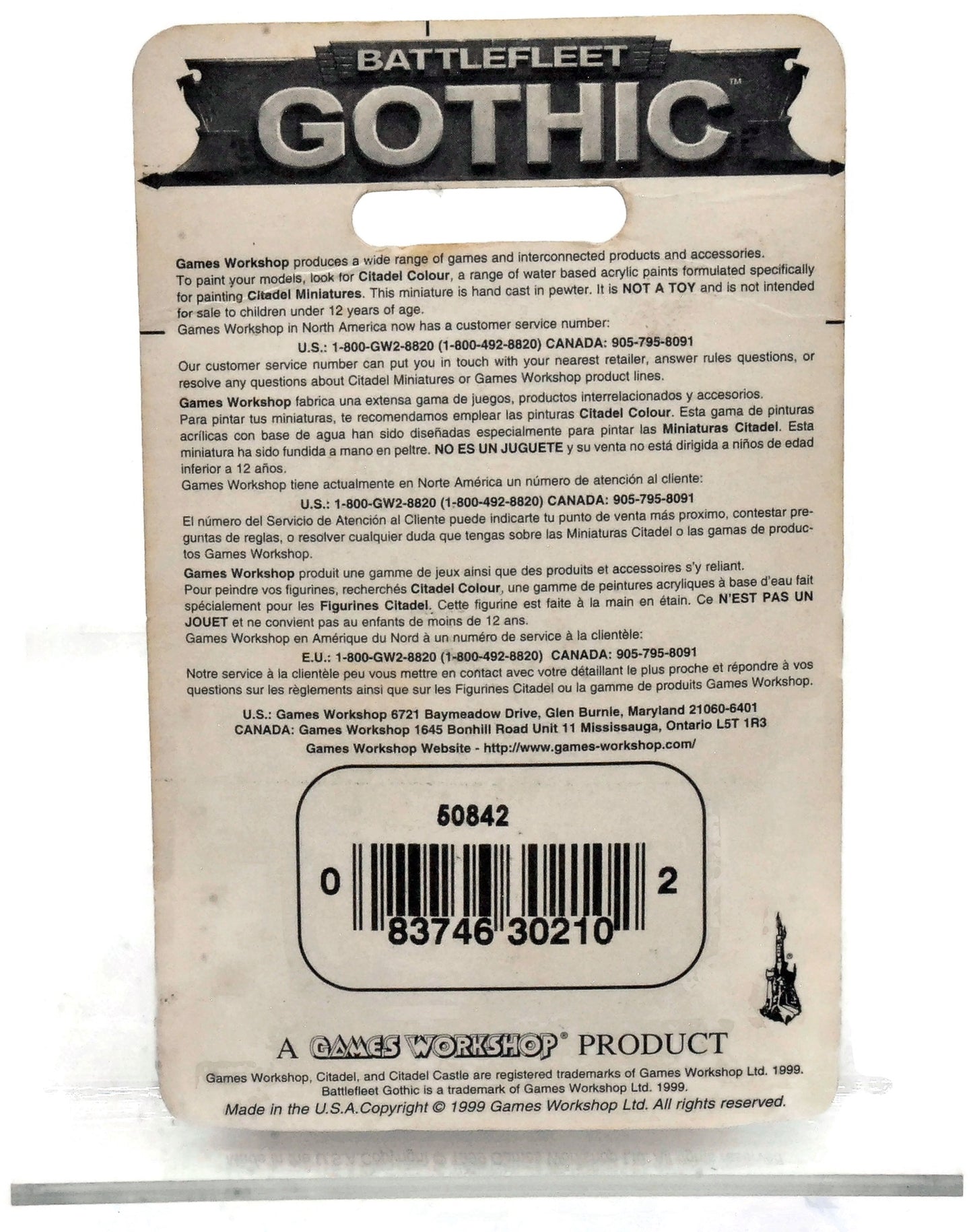 Battlefleet Gothic - Chaos Iconoclast Destroyers #1 METAL 8210C 40K Blister