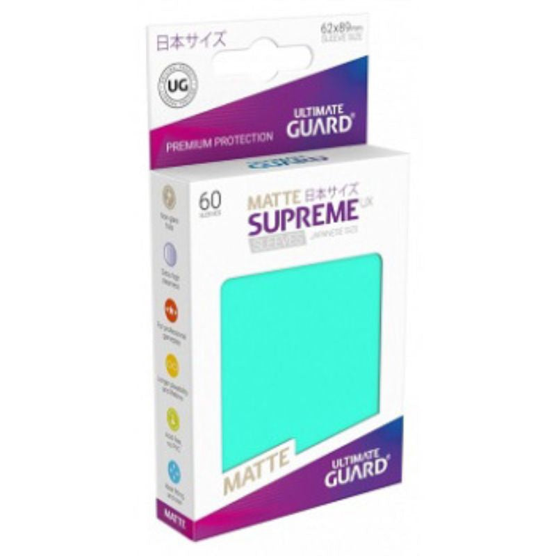 Ultimate Guard Sleeves Supreme Ux Small Matte Turquoise 60Ct