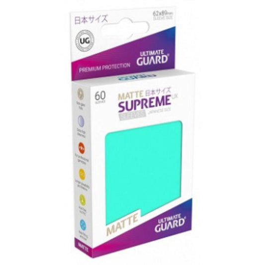 Ultimate Guard Sleeves Supreme Ux Small Matte Turquoise 60Ct