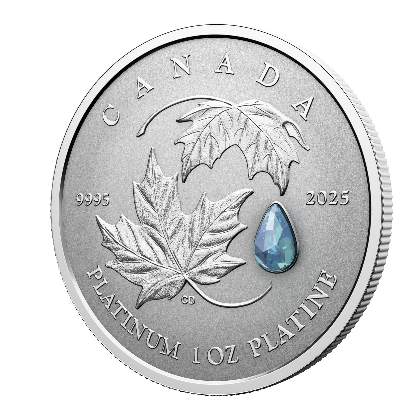 Maple Leaf Forever – 1 oz. $300 Pure Platinum Coin (2025)(249580)