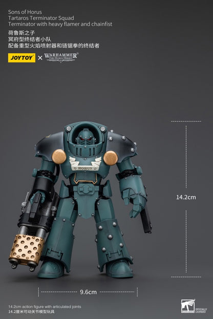 Tartaros Terminator Squad Terminator With Heavy Flamer And Chainfist Joy Toy