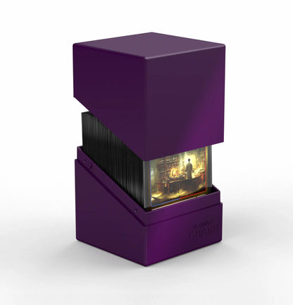 Ultimate Guard Deck Case Boulder 100+ Solid Purple