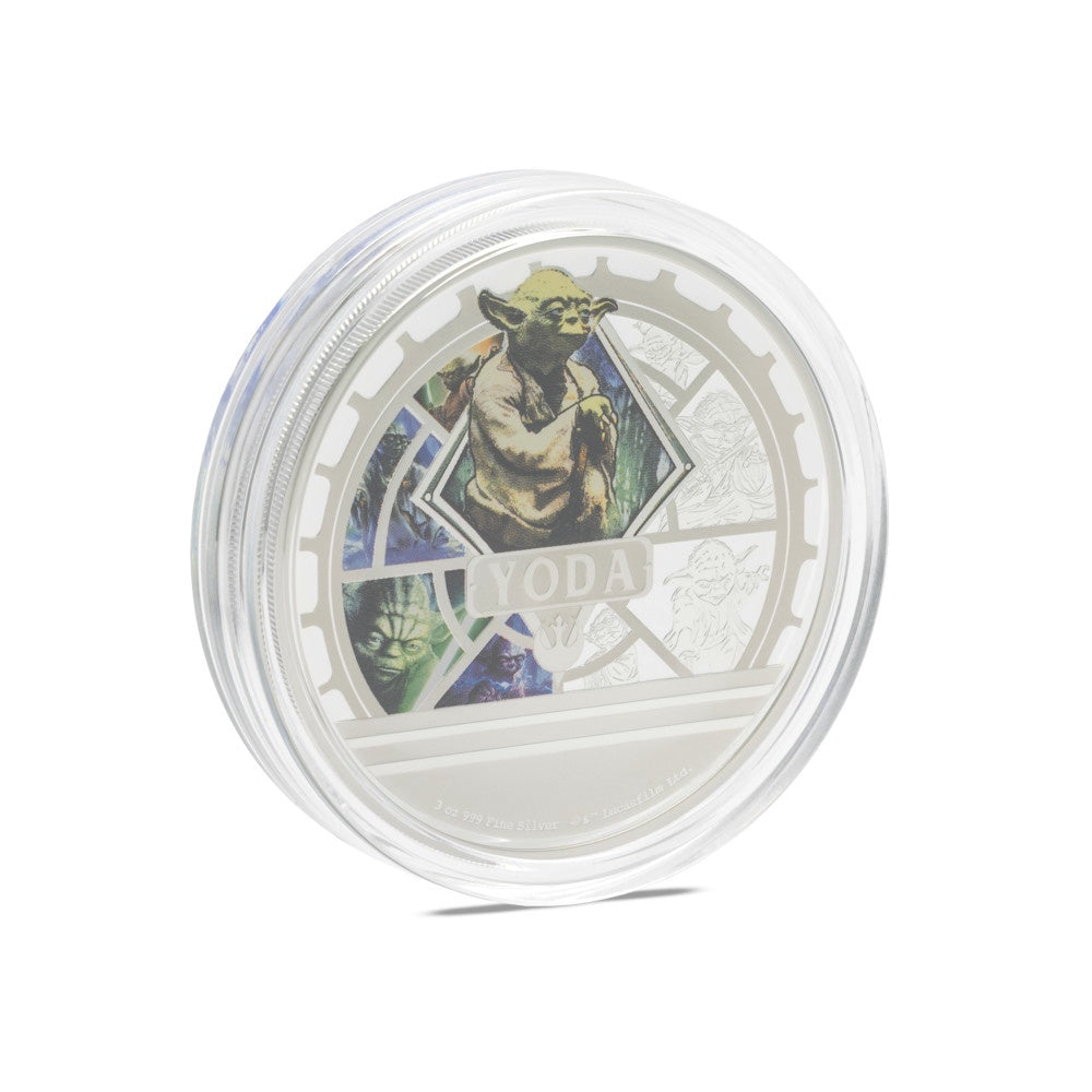 AGORO Star Wars - 3oz Classic - Yoda 3oz Silver Coin