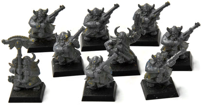 DWARFS 9 Thunderer #1 Warhammer Fantasy Skull pass Cleaned