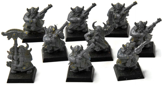 DWARFS 9 Thunderer #1 Warhammer Fantasy Skull pass Cleaned
