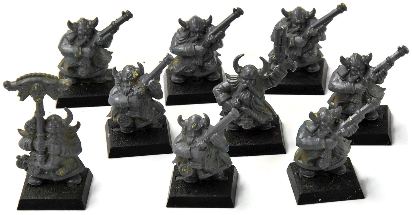 DWARFS 9 Thunderer #1 Warhammer Fantasy Skull pass Cleaned