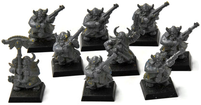 DWARFS 9 Thunderer #1 Warhammer Fantasy Skull pass Cleaned