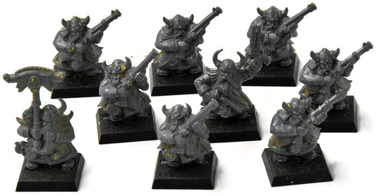 DWARFS 9 Thunderer #1 Warhammer Fantasy Skull pass Cleaned