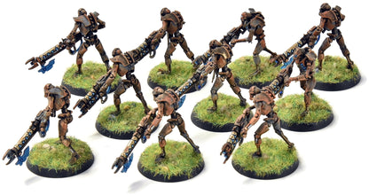NECRONS 10 Warriors #3 WELL PAINTED Warhammer 40K 5137