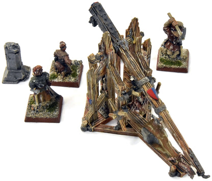 BRETONNIA 5 FIELD TREBUCHET #1 Warhammer Fantasy Old World METAL Missing Bits