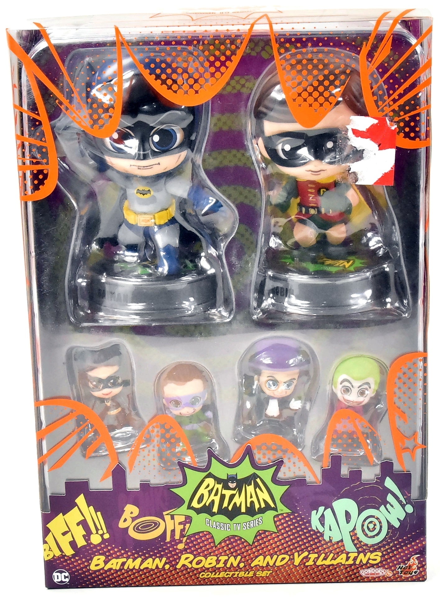 HOT TOYS Batman, Robin & Villains Collectible Set