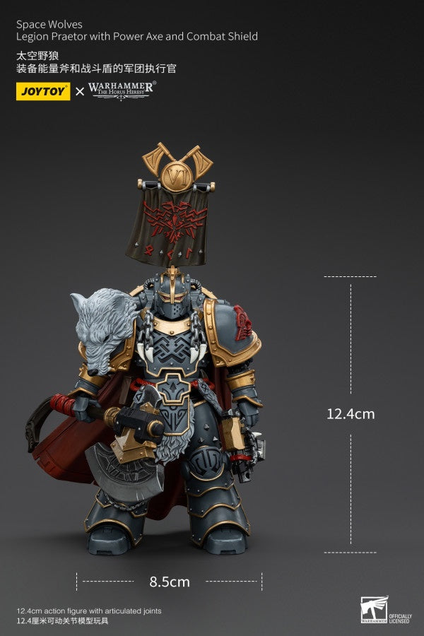 Legion Praetor with Power Axe and Combat Shield Space Wolves Joy Toy