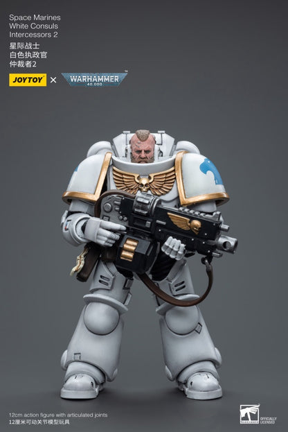 White Consuls Intercessors 2 Space Marines Joy Toy