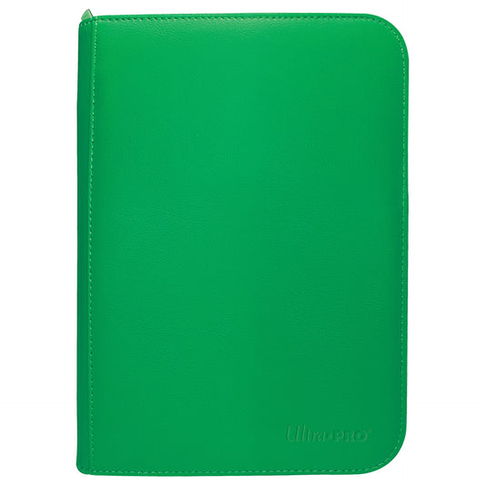 Ultra Pro Zip Binder Pro Vivid 4Pkt Green