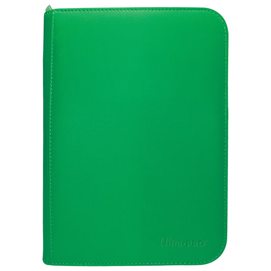 Ultra Pro Zip Binder Pro Vivid 4Pkt Green