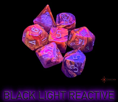 Borealis 7-die Set Polyhedral Cosmos/gold