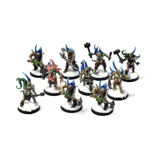 DEATH GUARD 10 Poxwalkers #1 PRO PAINTED 40K
