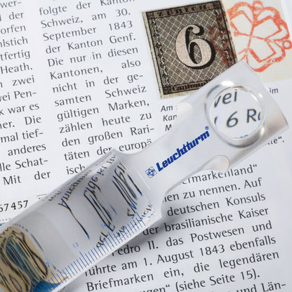 Line Magnifying Ruler - 2.5X Magnification