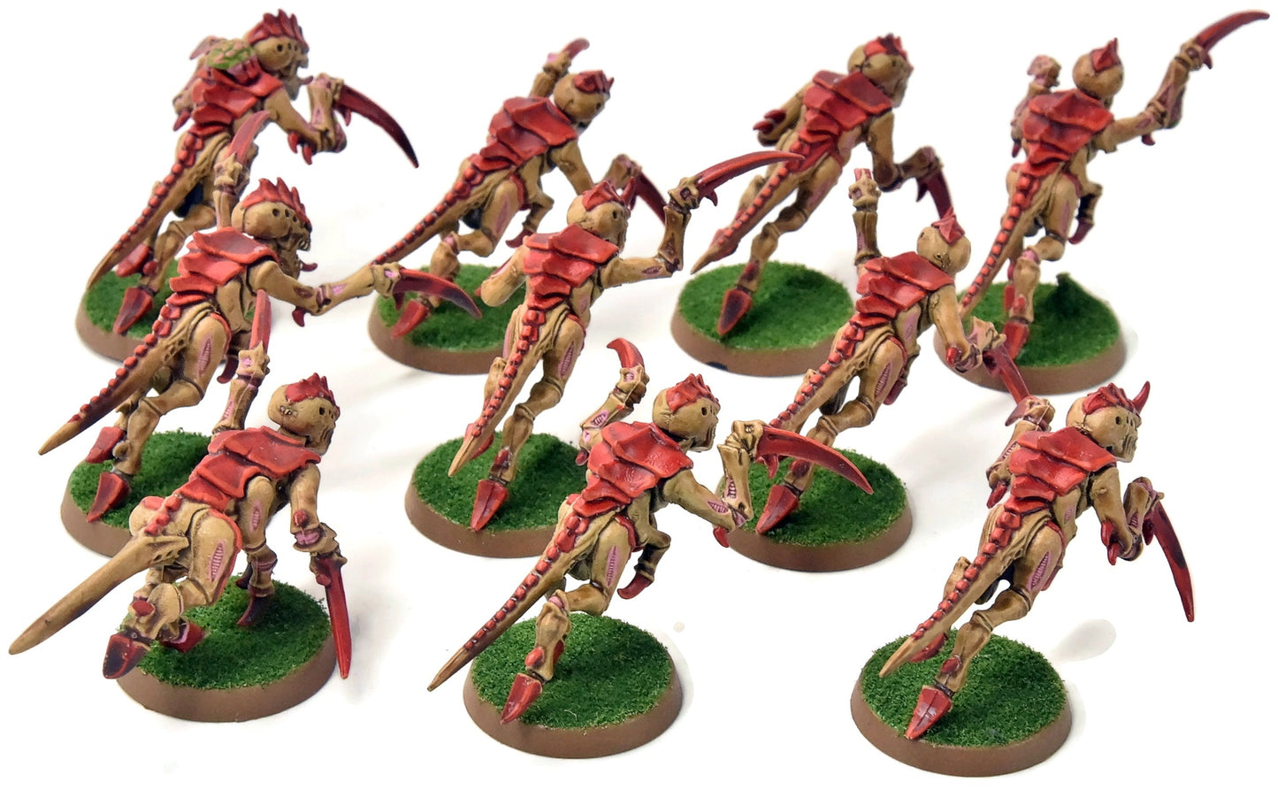 TYRANIDS 10 Hormagants #7 Warhammer 40K WELL PAINTED