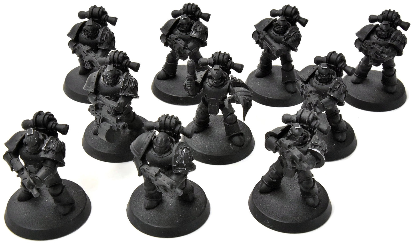 HORUS HERESY 10 Night Lords Tactical Marines #1 Forge World Upgrades 30K