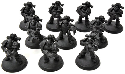HORUS HERESY 10 Night Lords Tactical Marines #1 Forge World Upgrades 30K