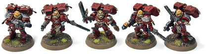 BLOOD ANGELS 5 Vanguard Veteran Squad #13 PRO PAINTED Warhammer 40K
