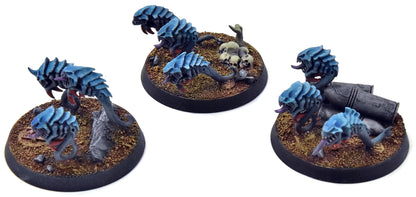 TYRANIDS 3 Ripper Swarms #1 WELL PAINTED Warhammer 40K