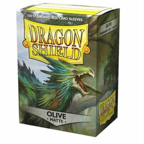 Dragon Shield Sleeves Matte Olive(100)