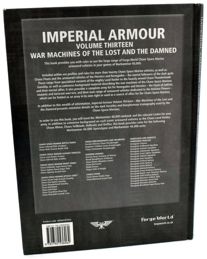 Imperial Armour Volume 13Th #1 War Machines of the lost and the Damned