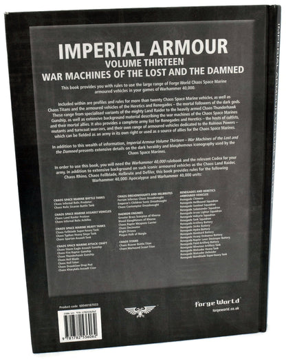 Imperial Armour Volume 13Th #1 War Machines of the lost and the Damned