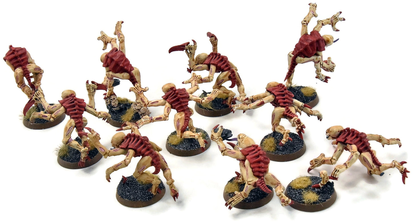 TYRANIDS 10 Genestealers #3 Warhammer 40K WELL PAINTED