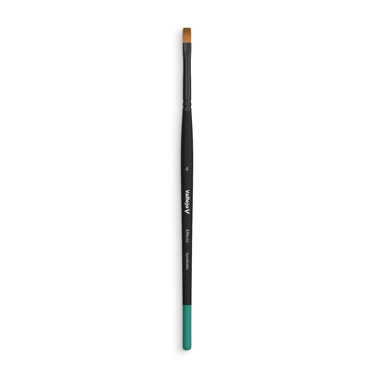 Vallejo - Flat Rectangular Synthetic Brush No. 4 (VAL-B04004)