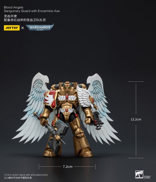 Sanguinary Guard with Encarmine Axe Blood Angels Joy Toy