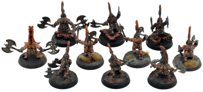FYRESLAYERS 10 Vulkite Berzerkers #4 WELL PAINTED Warhammer Sigmar