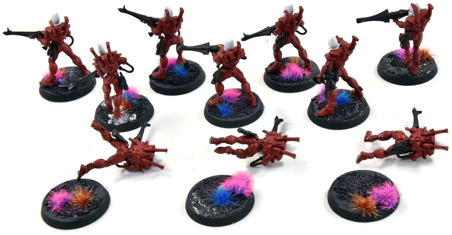 CRAFTWORLDS 10 Guardian Defenders #2 Warhammer 40K WELL PAINTED
