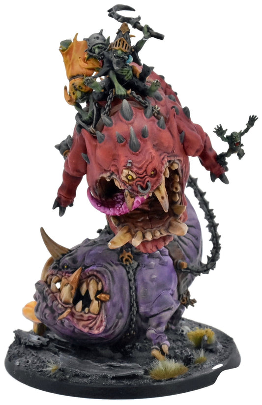 GLOOMSPITE GITZ Loonboss On Mangler Squigs #2 WELL PAINTED Warhammer Sigmar