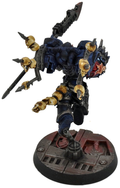 CHAOS SPACE MARINES Haarken Worldclaimer #1 WELL PAINTED 40K Night Lords