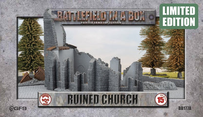 Battlefield In A Box - Ruins Church (new Scheme - Limited Edition)