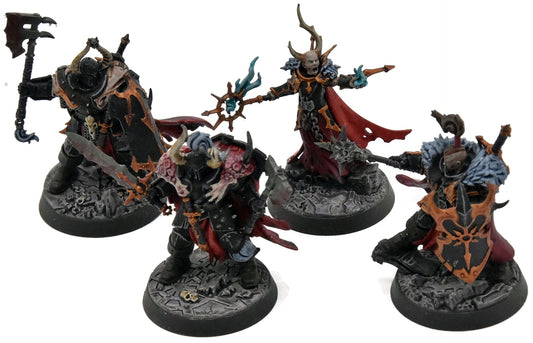 SLAVES TO DARKNESS 4 Khagra's Ravagers #1 WELL PAINTED Warhammer Sigmar