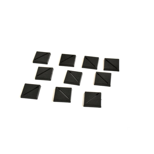 10 * 25mm Square with Bevel Slot Bases