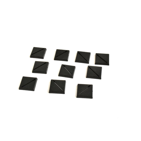 10 * 25mm Square with Bevel Slot Bases