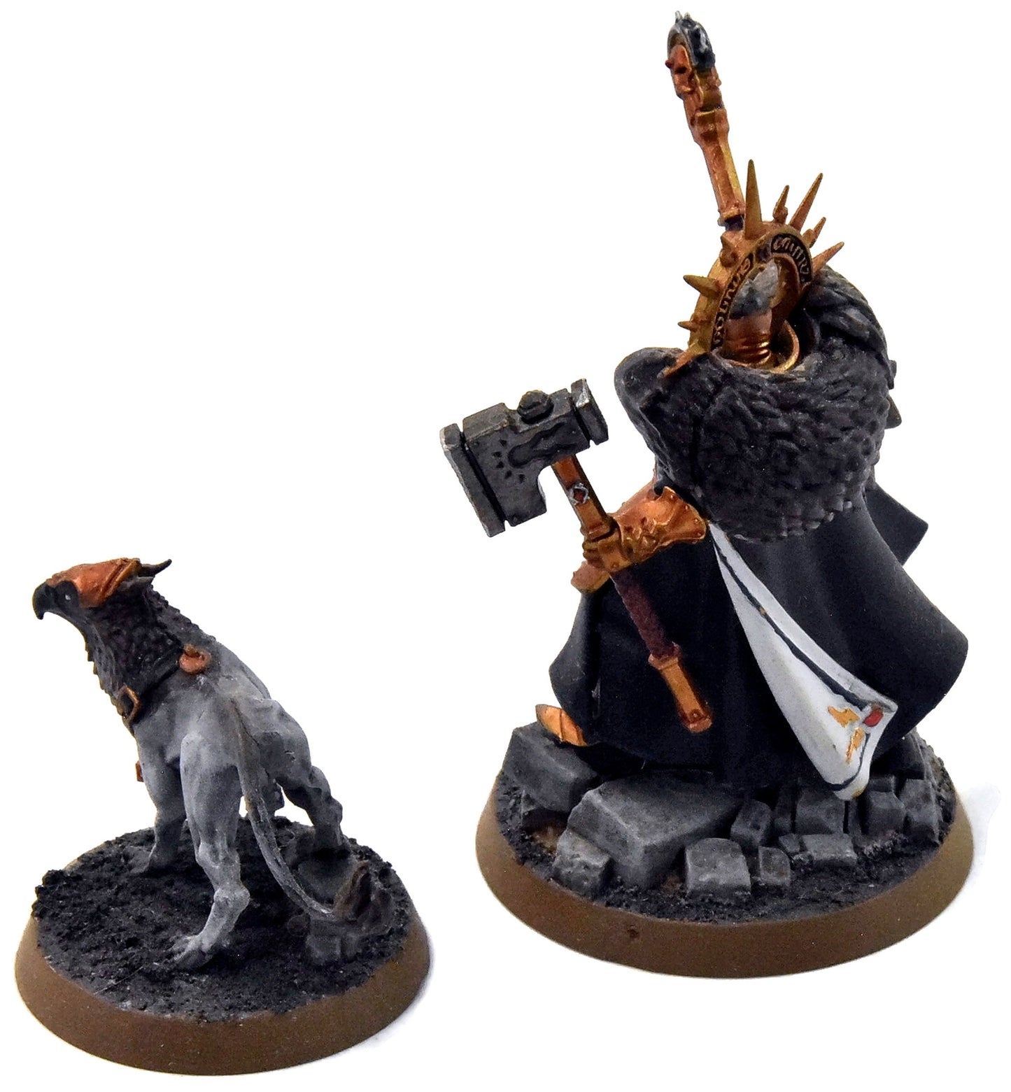 STORMCAST ETERNALS Lord Imperatant With Gryph Hound #2 WELL PAINTED Sigmar