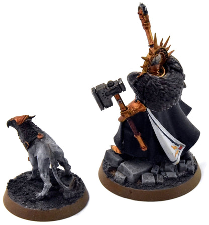 STORMCAST ETERNALS Lord Imperatant With Gryph Hound #2 WELL PAINTED Sigmar