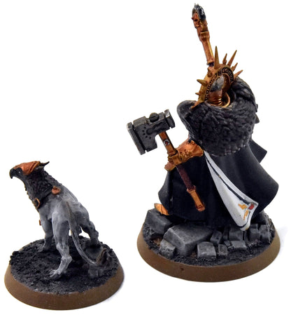STORMCAST ETERNALS Lord Imperatant With Gryph Hound #2 WELL PAINTED Sigmar