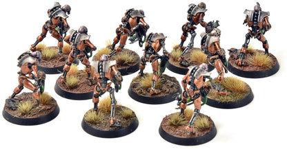 NECRONS 10 Warriors #4 WELL PAINTED Warhammer 40K 4954