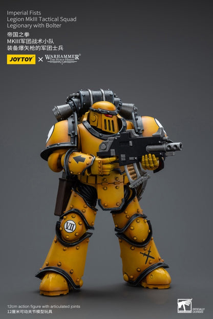 Legion MkIII Tactical Squad Legionary with Bolter Imperial Fists Joy Toy