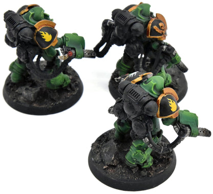 SALAMANDERS 3 Aggressors #1 Warhammer 40K WELL PAINTED