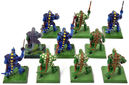 LIZARDMEN 10 Saurus Warriors #3 Warhammer Fantasy Classic Sculpt